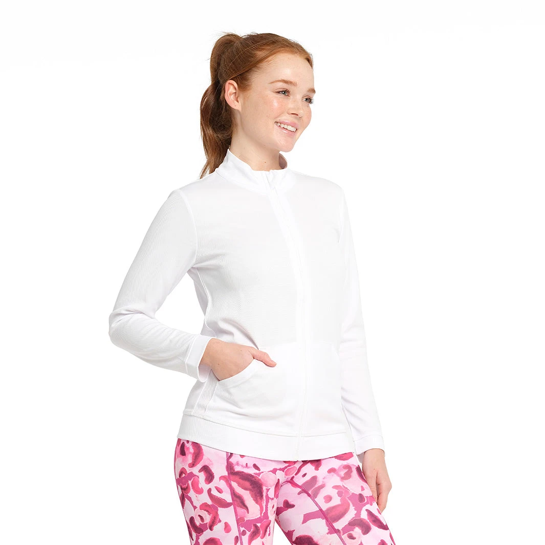 Womens Active Coolpass Jacket - White - Image 3