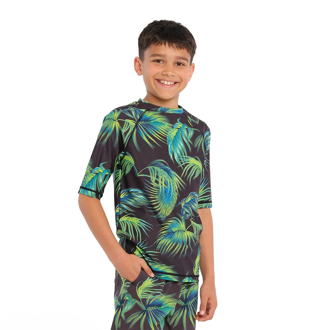 Kids Palm Breeze SS Rashie - Image 2