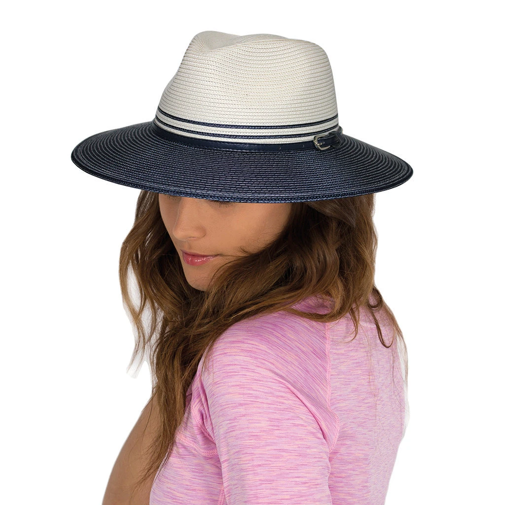 Heritage Town & Country Hat - Ivory/Navy - Image 2