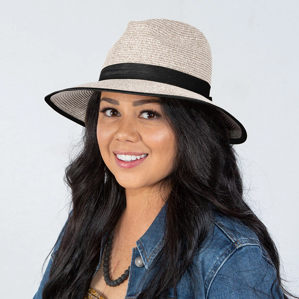 Lois Fedora Hat - Oatmeal - Image 2