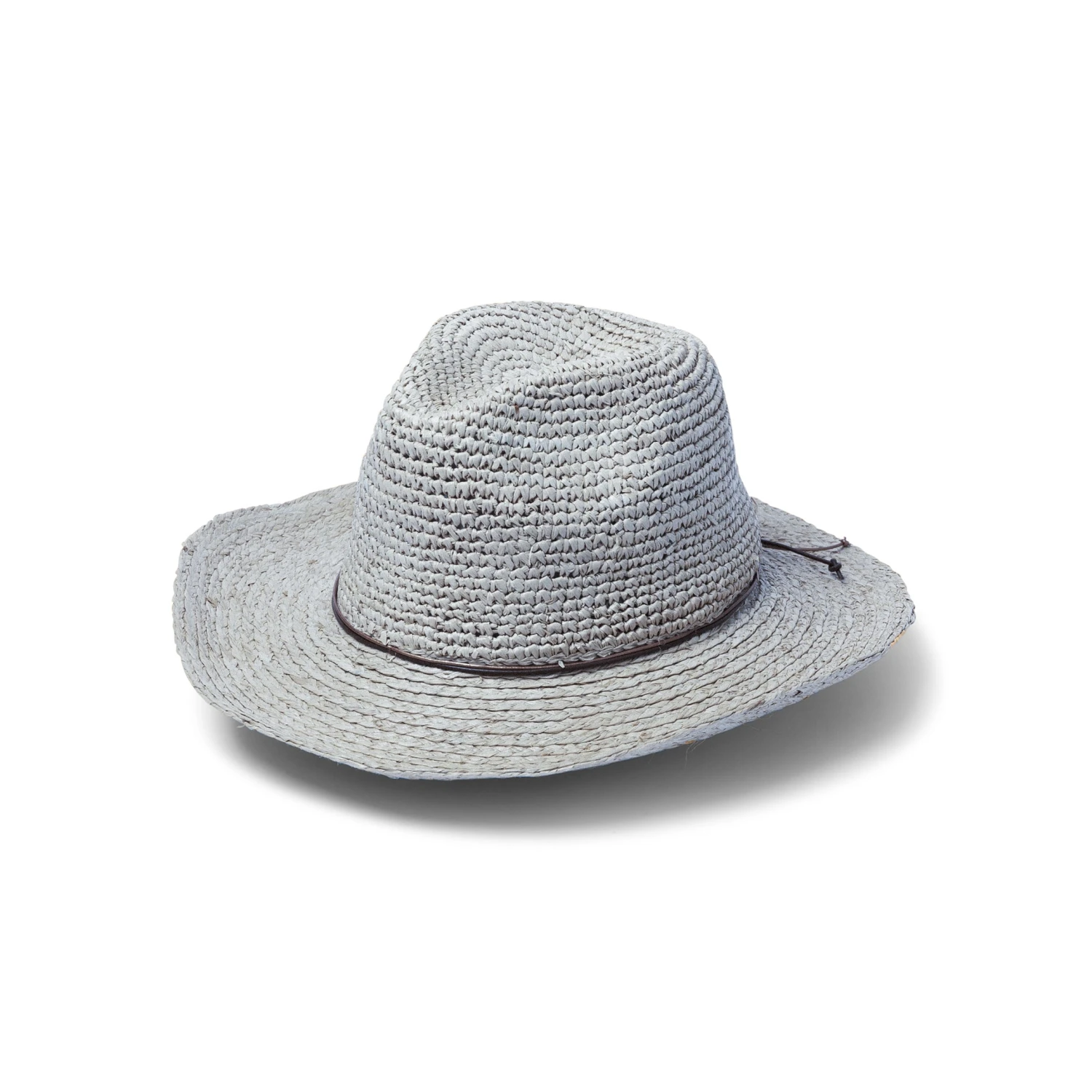 Bobbie Raffia Cowboy Hat - Blue