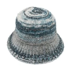 Izzy Bucket Hat - Blue/Green