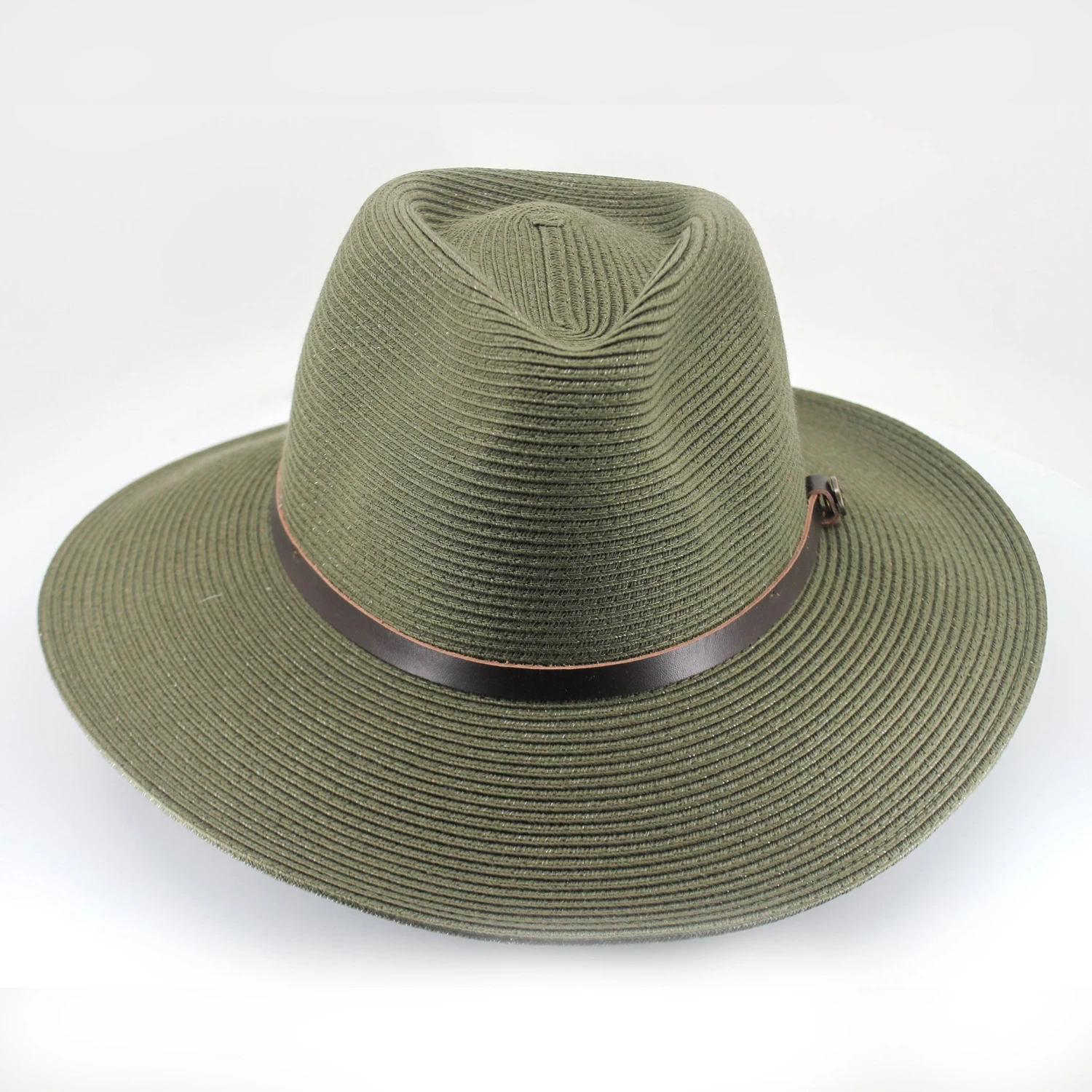Darby Fedora Hat - Dark Khaki - Image 3