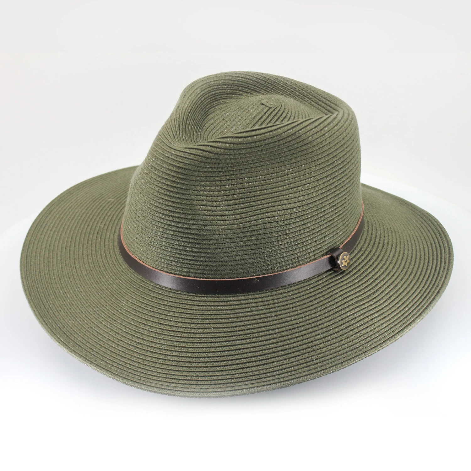Darby Fedora Hat - Dark Khaki