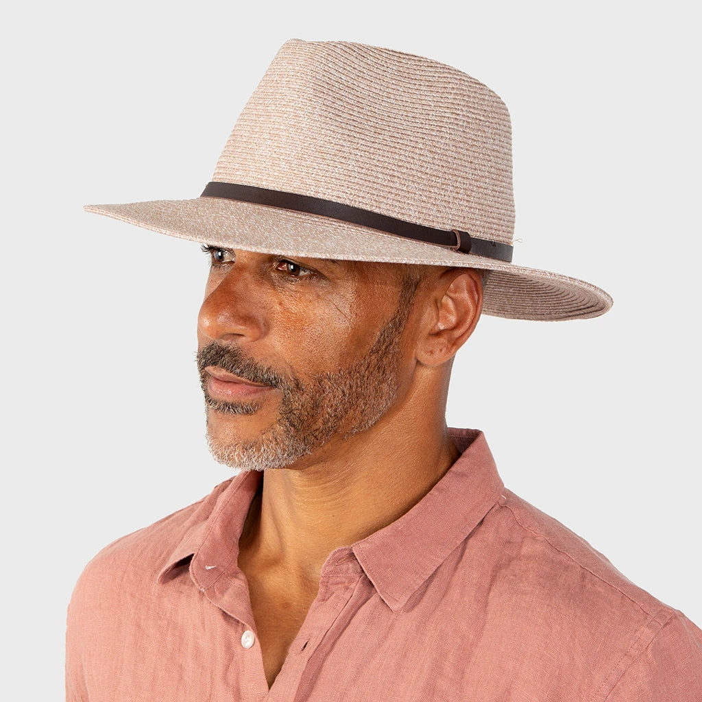 Darby Fedora Hat - Camel Mix - Image 2