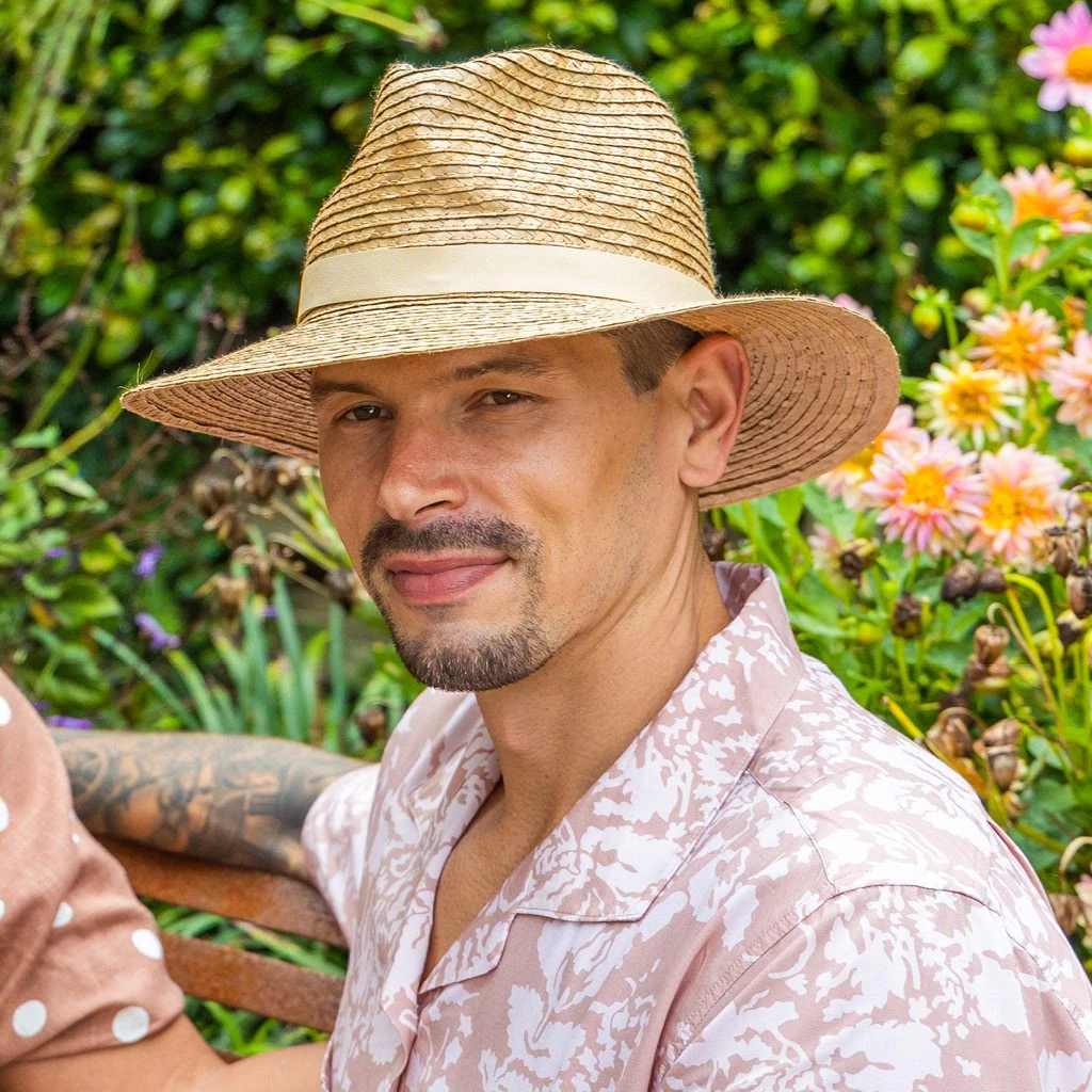 Kennedy Fedora Hat - Natural - Image 2