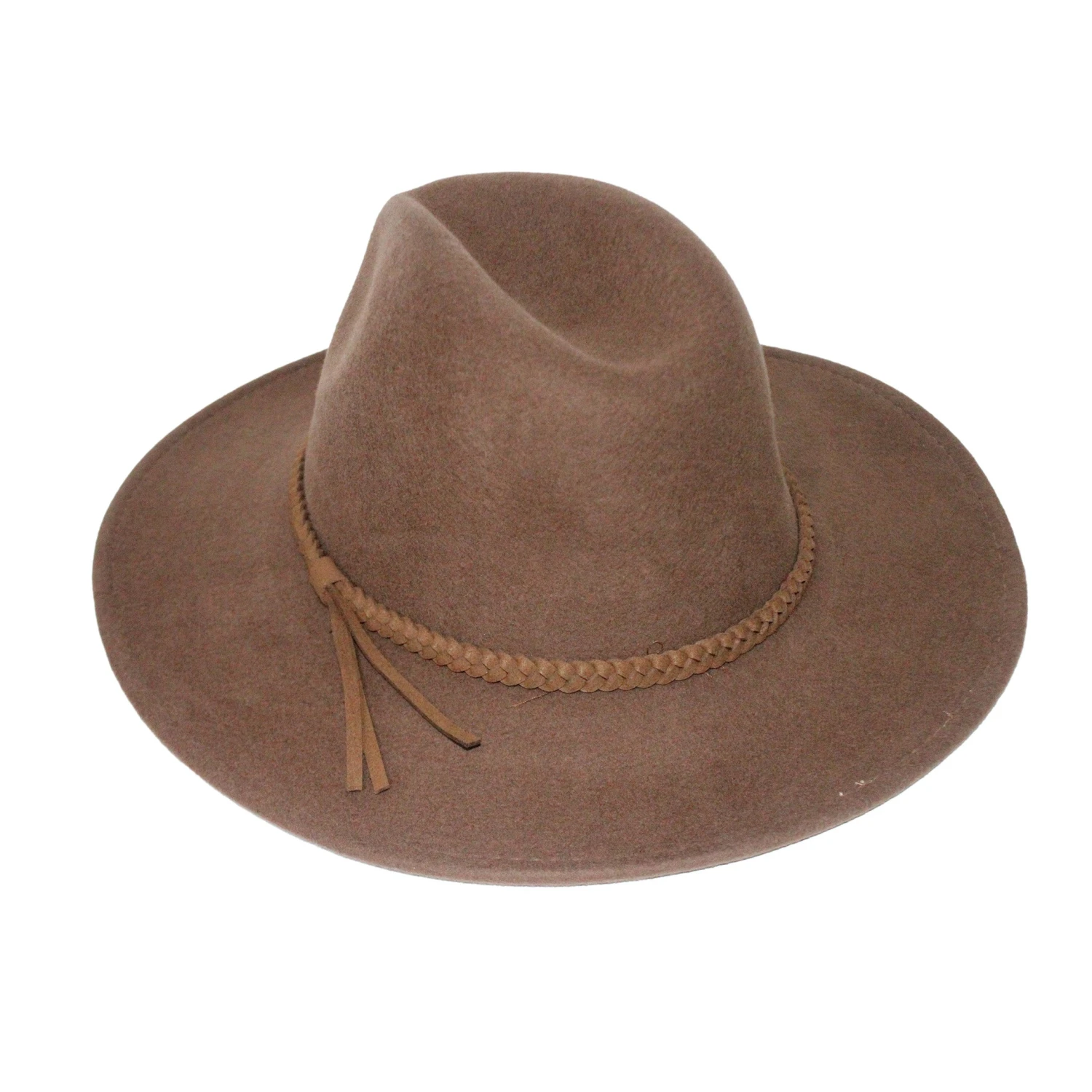 Blake Felt Fedora Hat - Chocolate - Image 3