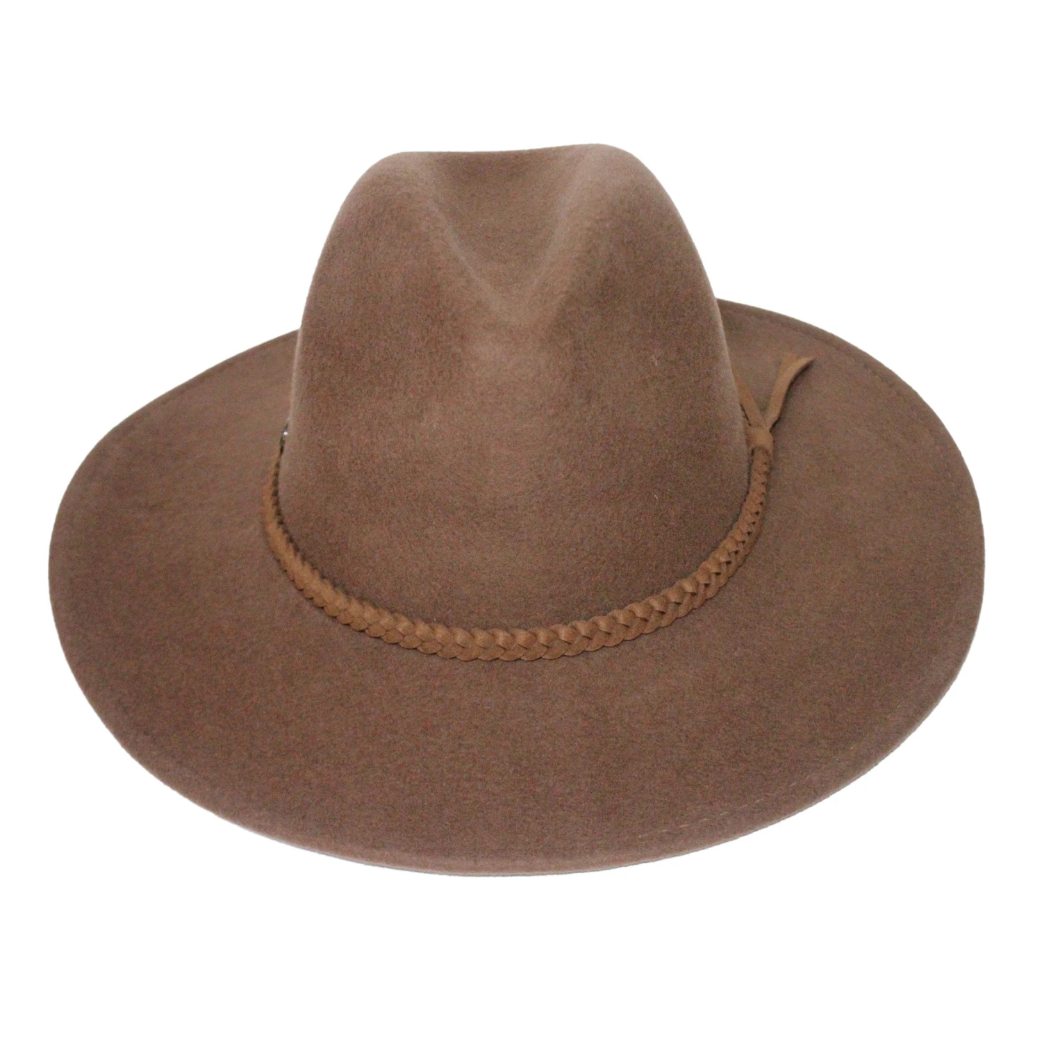 Blake Felt Fedora Hat - Chocolate - Image 4