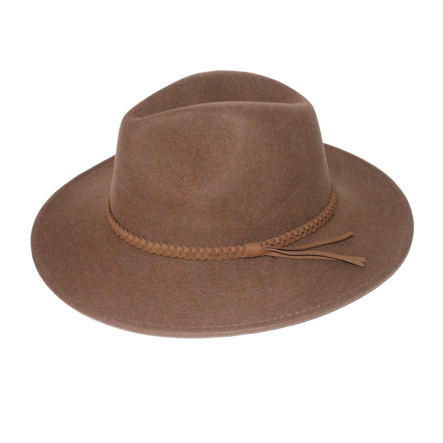 Blake Felt Fedora Hat - Chocolate - Image 5